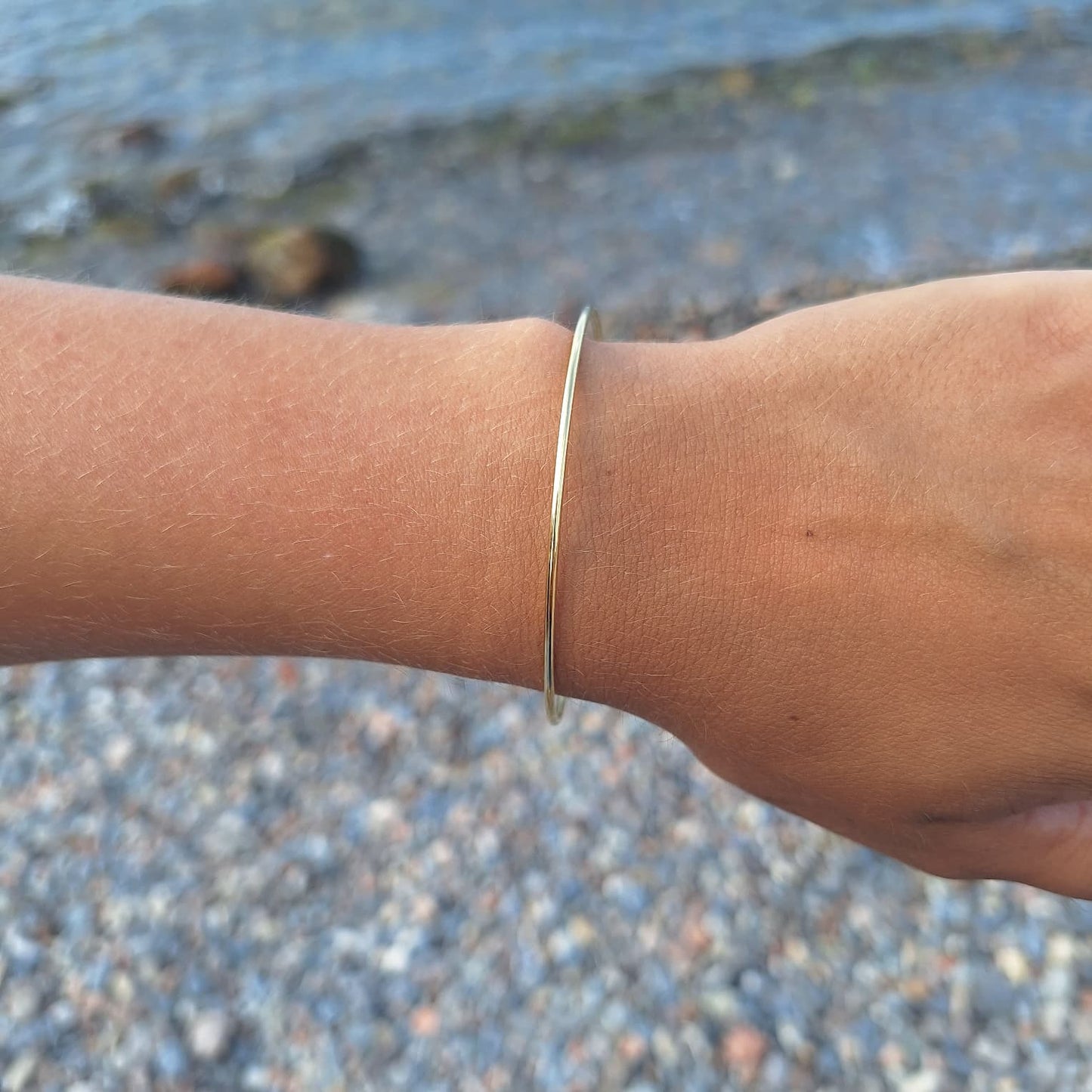 Bracelet Jonc Simple Fin
