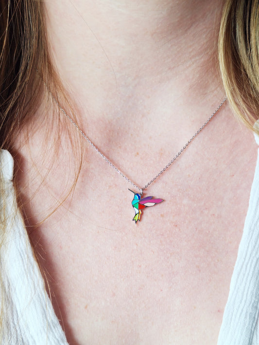 Collier Colibri Color