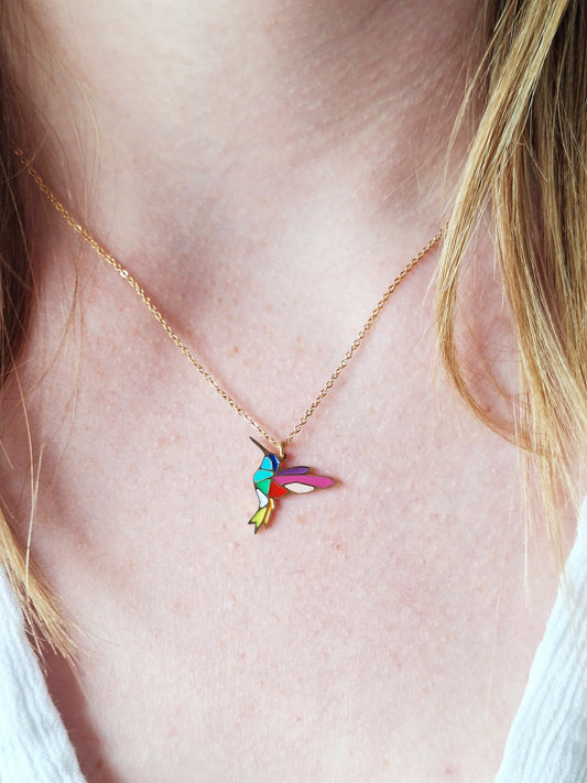 Collier Colibri Color