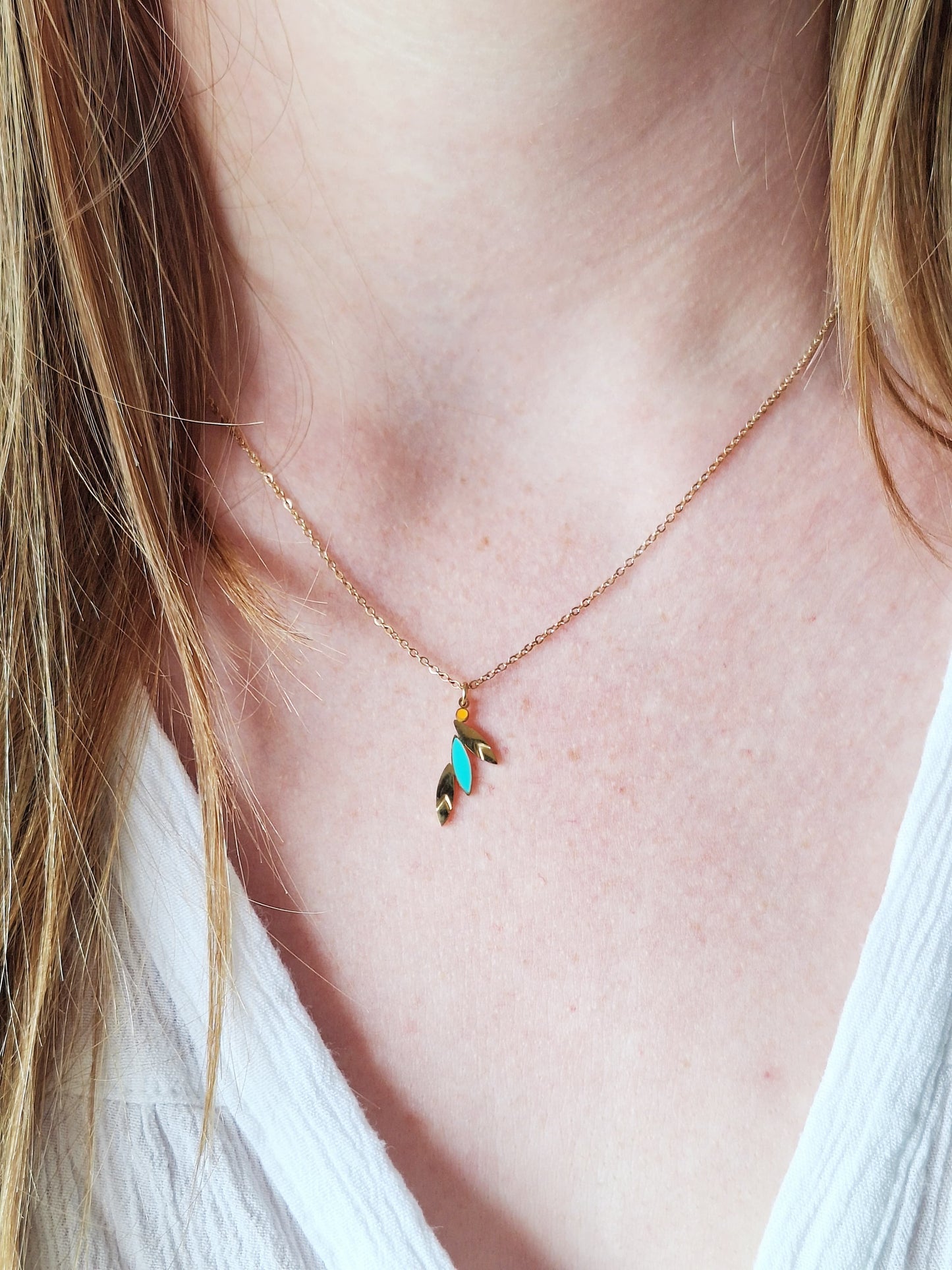 Collier Plume