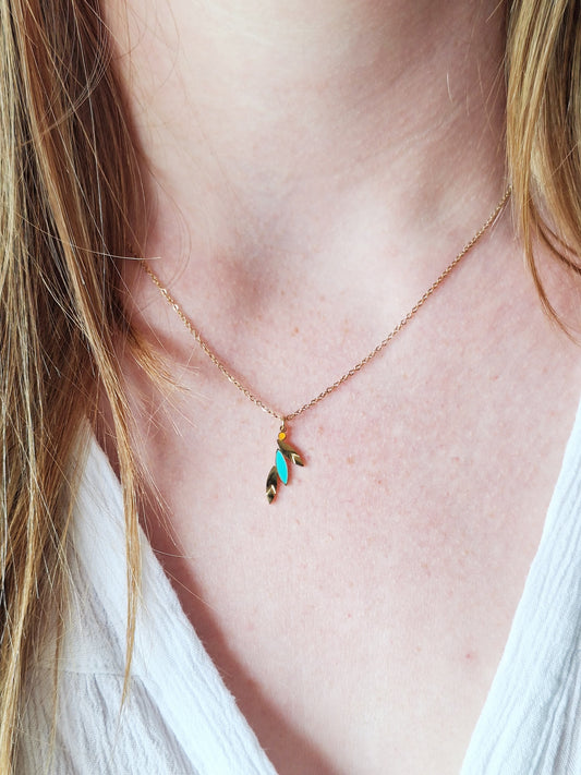 Collier Plume
