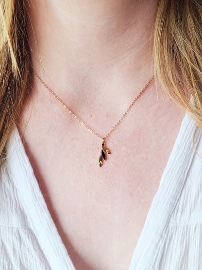 Collier Plume