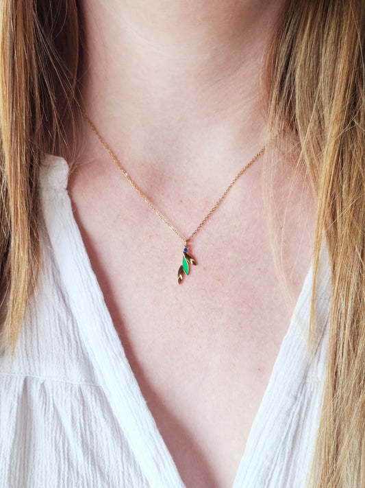 Collier Plume